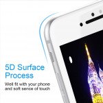 Wholesale iPhone SE2020 / 8 / 7 / 6S / 6 HD Tempered Glass Full Screen Protector (White Edge)